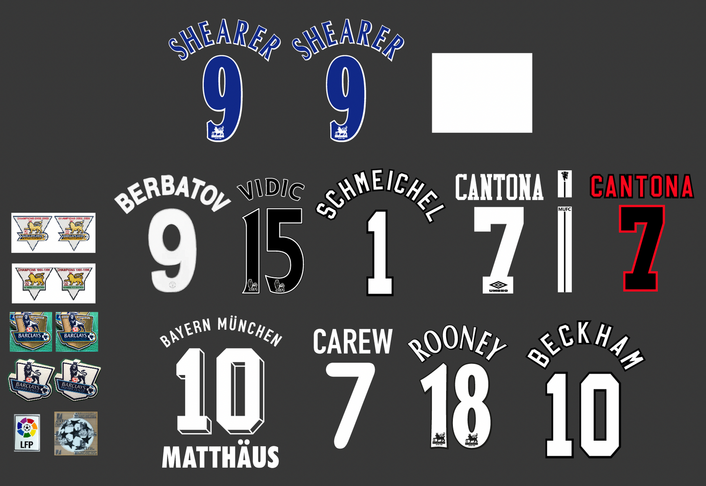 Various Namesets and Patches