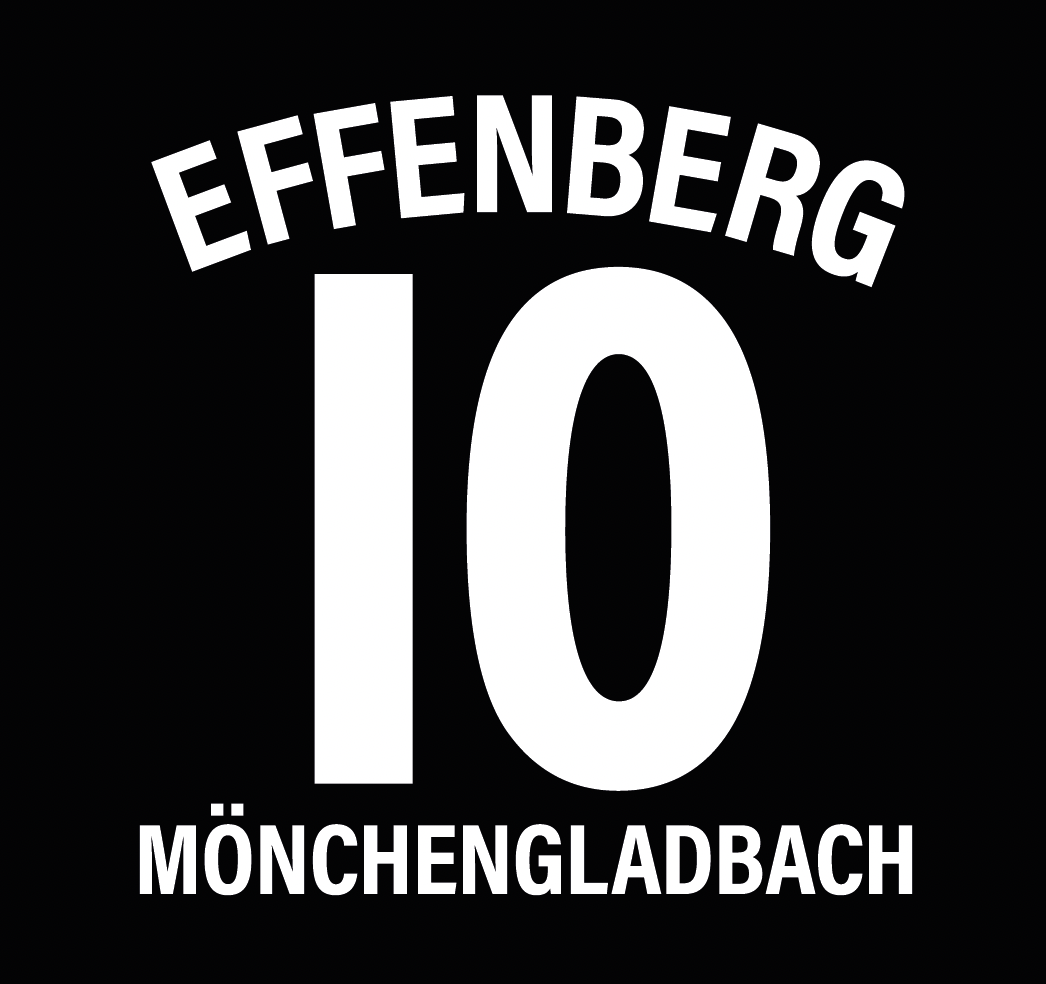 EFFENBERG 10 Nameset Borussia Monchengladbach