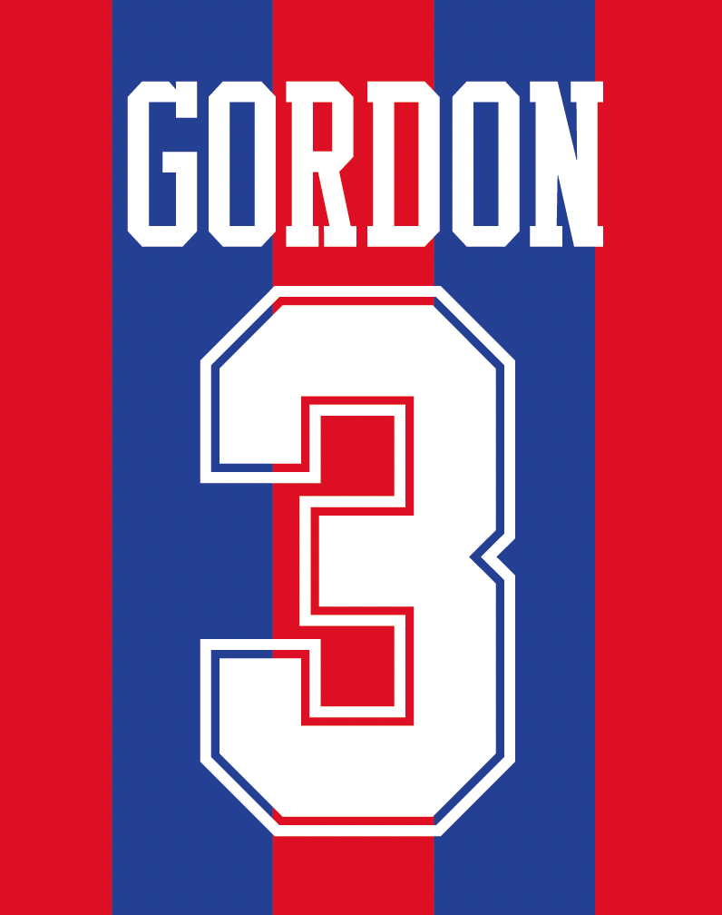 GORDON 3 CPFC Custom Nameset