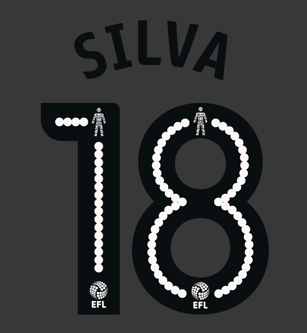 SILVA 18 EFL Nameset - Custom Order