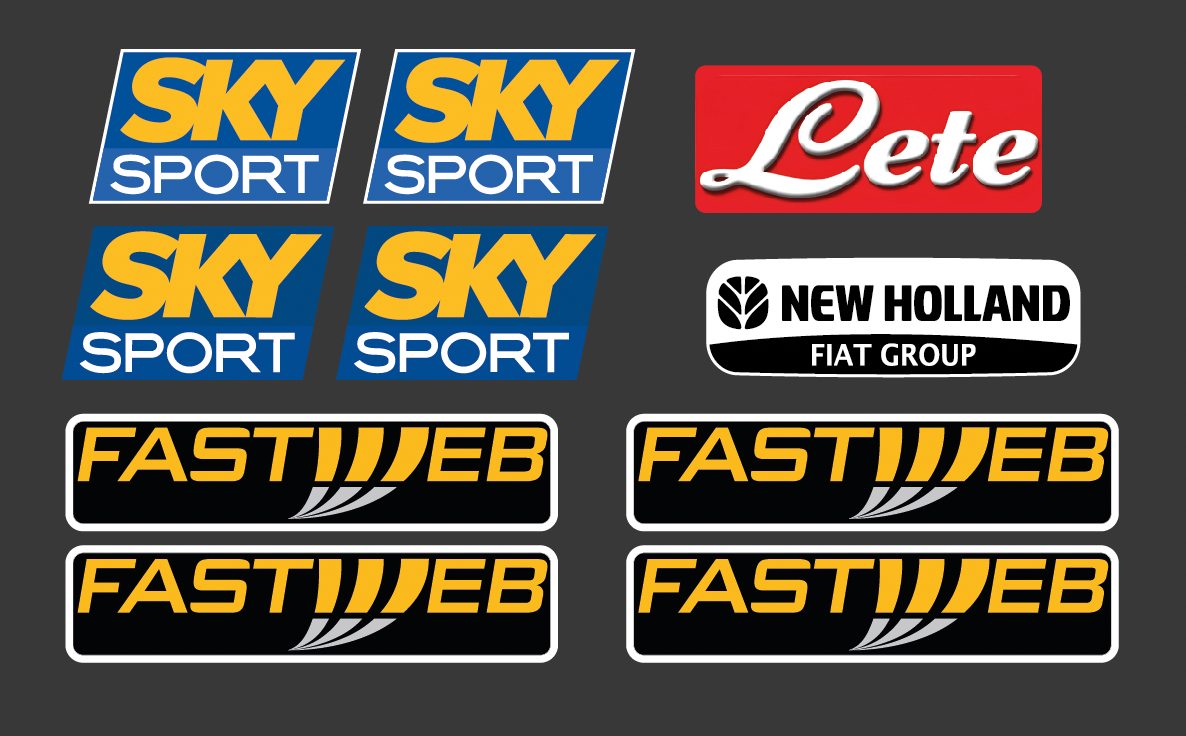 Juventus and Napoli Sponsors - Custom Order