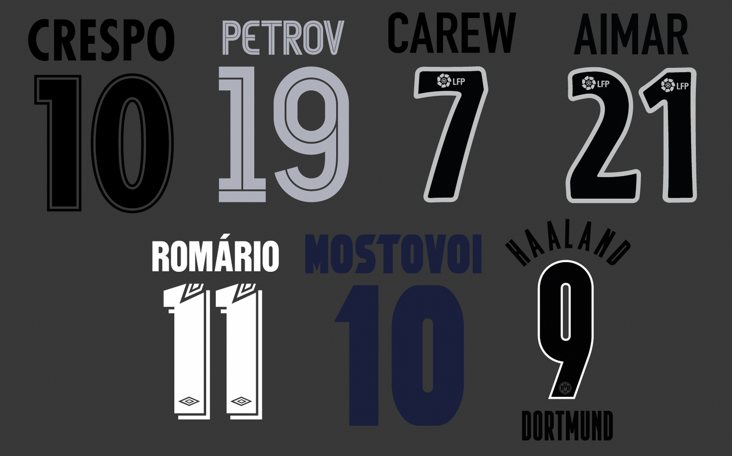 Various Namesets - Custom Order