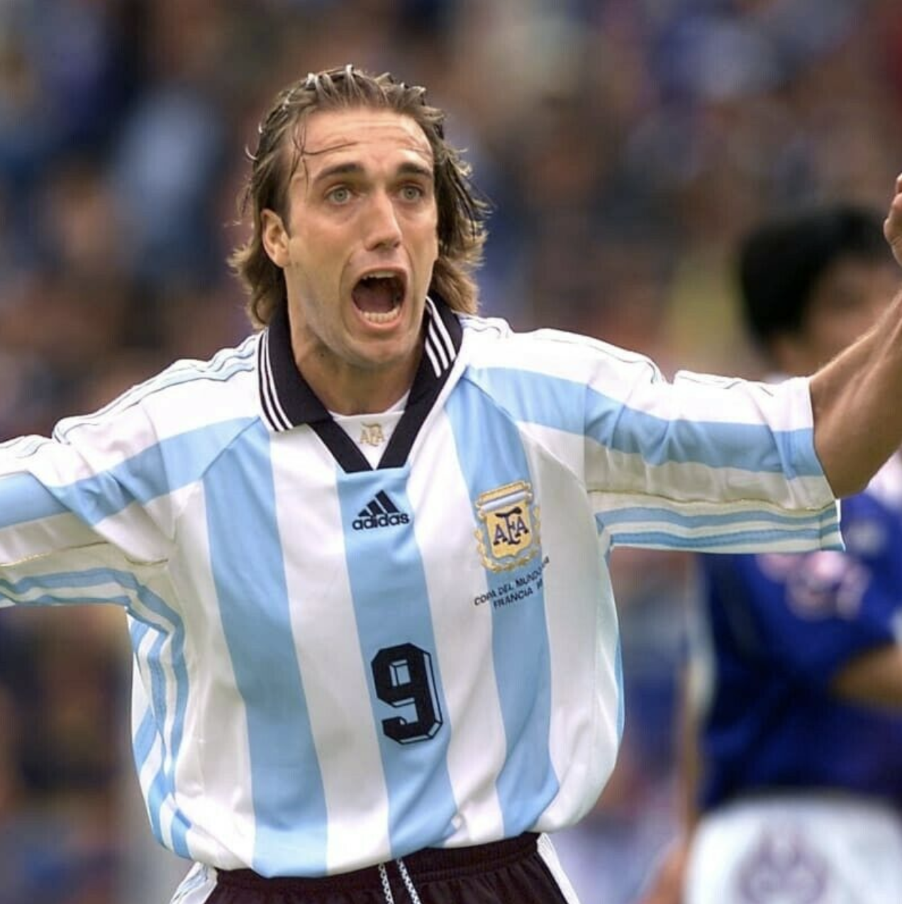 COPA DEL MUNDIO FIFA FRANCIA 98 Match Detail Patch Football Shirt Argentina