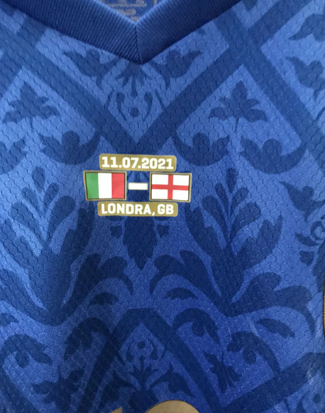 England vs Italy Match Detail Euro 2020 for Home Shirt 2021 Player Final M L XL