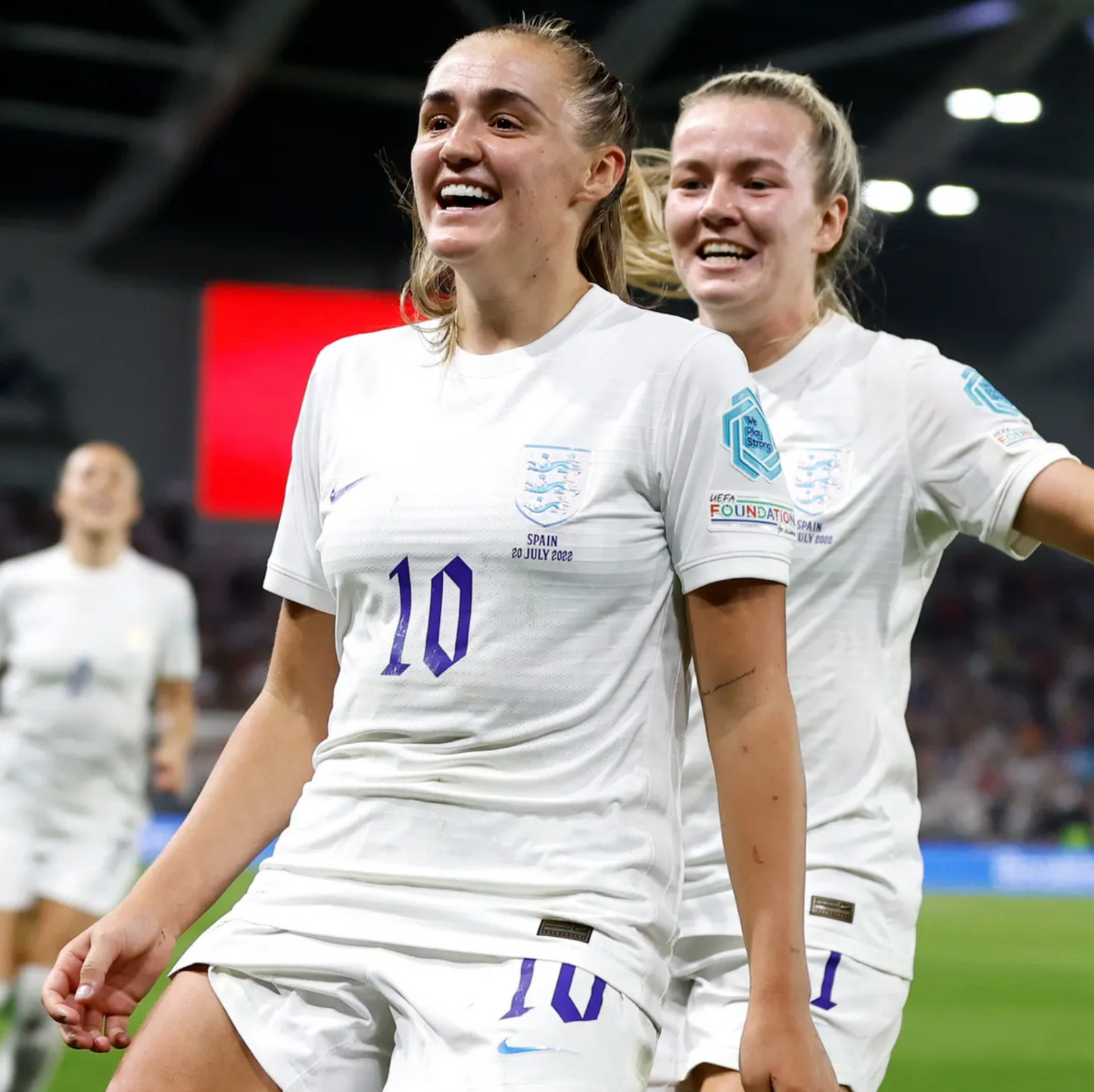 England vs Spain Match Detail for Womens Euro 2022 Home Shirt S M L XL