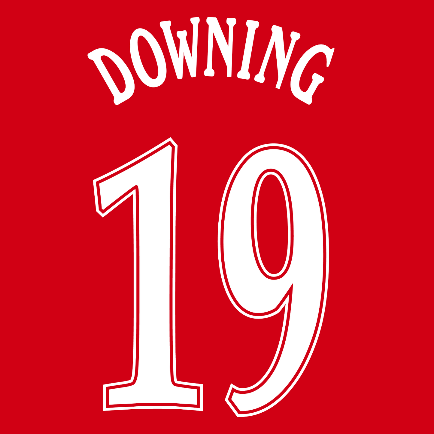 Middlesbrough Name Set 2005-06 UEFA Cup Home Shirt ANY NAME/NUMBER Football M L