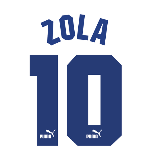 Parma Name Number Set 1995 96 Home ANY NAME/NUMBER Football Shirt Zola Stoichkov