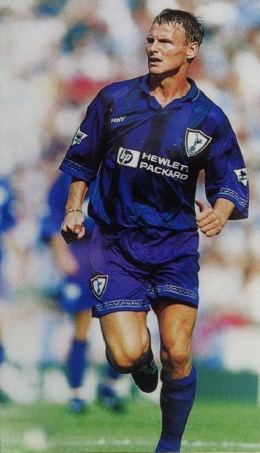 Tottenham Hotspur Name Set 1995-97 Away Shirt ANY NAME/NUMBER Flock Pony M L XL