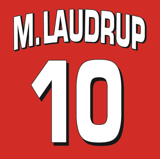 Denmark 1998 World Cup Name Set Home Football Shirt ANY NAME/NUMBER Laudrup