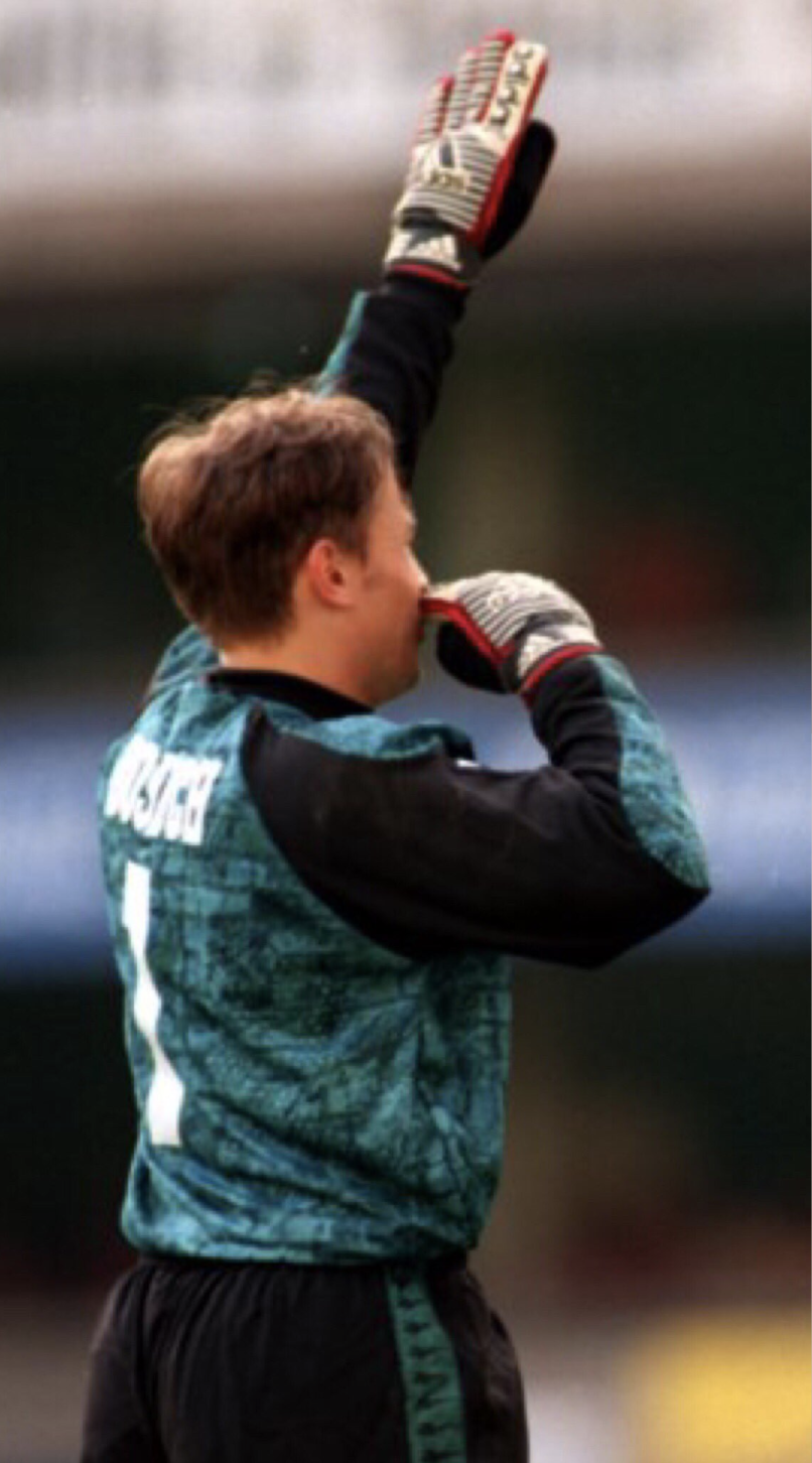 Aston Villa Name Set 1996-97 Goalkeeper Shirt ANY NAME/NUMBER Flock Bosnich M L