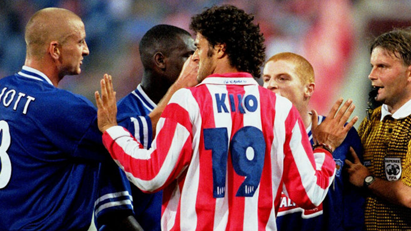 Atletico Madrid Name Set 1997-98 Home ANY NAME/NUMBER Football Shirt Camiseta