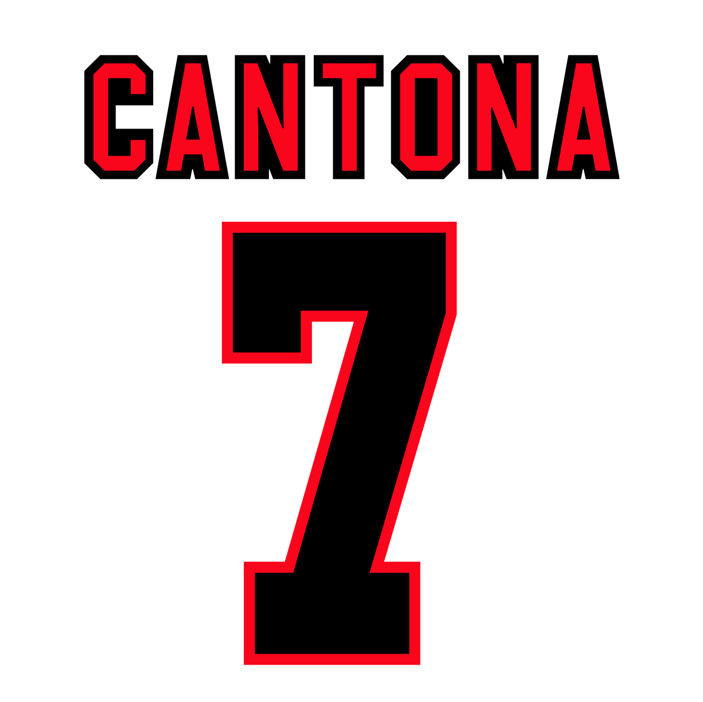 曼联姓名套装 96-97 球衣任意姓名/号码 Man Utd Cantona Giggs ML