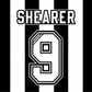 Newcastle United Name Set 1995-97 ANY NAME NUMBER Flock Shirt Albert Shearer Lee