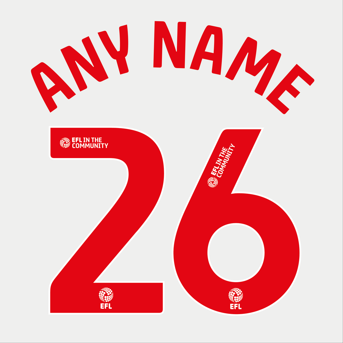 EFL Nameset 2026-2027 EFL in the Community ANY NAME/NUMBER