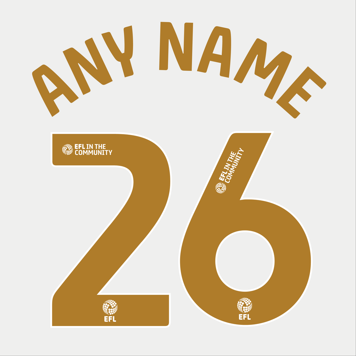 EFL Nameset 2026-2027 EFL in the Community ANY NAME/NUMBER