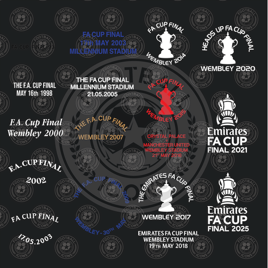 FA Cup Final Details (Various Years)
