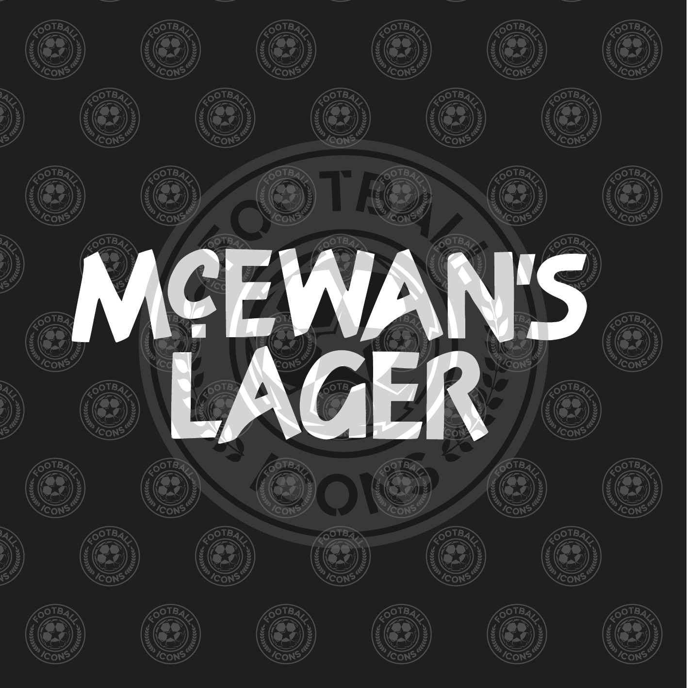 McEwans Lager Sponsor for Rangers Shirt
