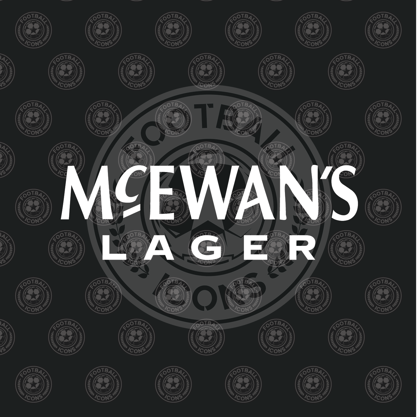 McEwans Lager Sponsor for Rangers Shirt