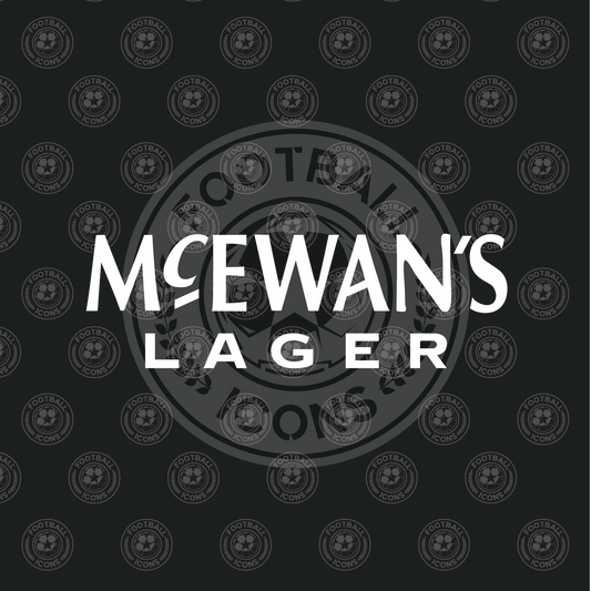 McEwans Lager Sponsor for Rangers Shirt