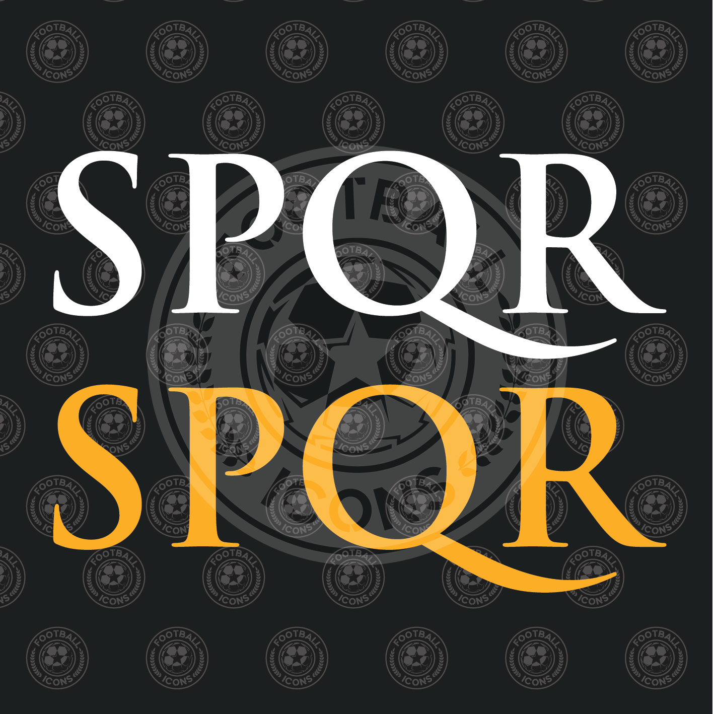 SPQR Sponsor for AS Roma Shirts