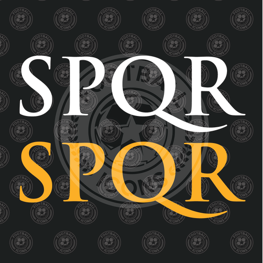SPQR Sponsor for AS Roma Shirts