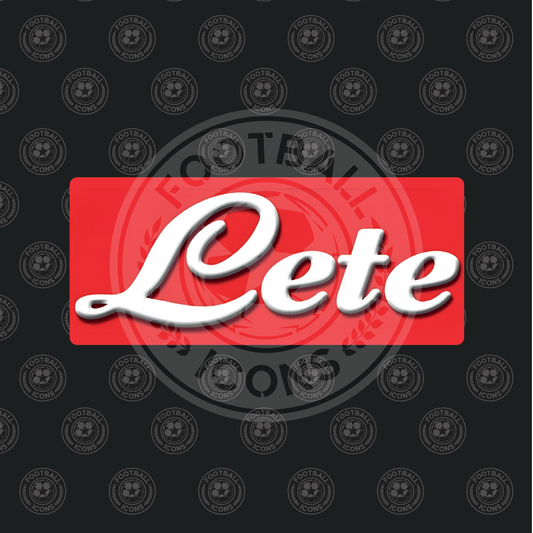 Lete Sponsor for Napoli Shirt