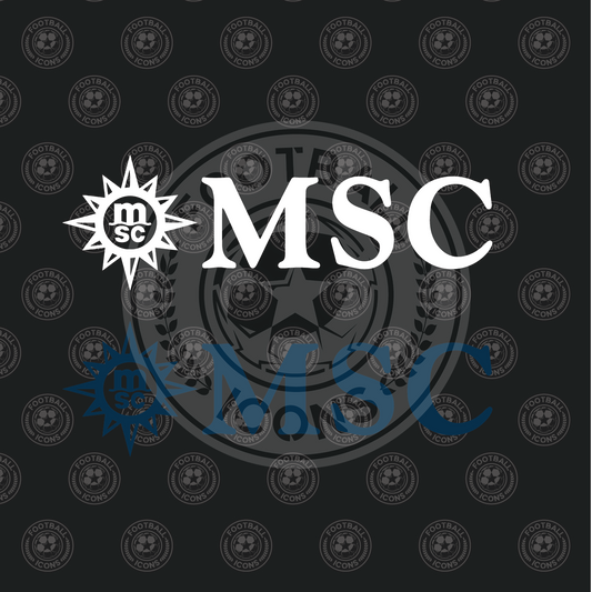 MSC back Sponsor for Genoa Shirt