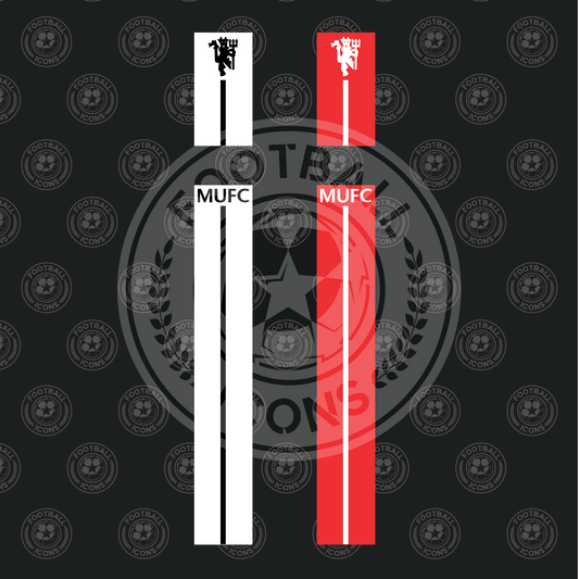 Manchester United Back of shirt Stripe detail for 2007/08 Shirt