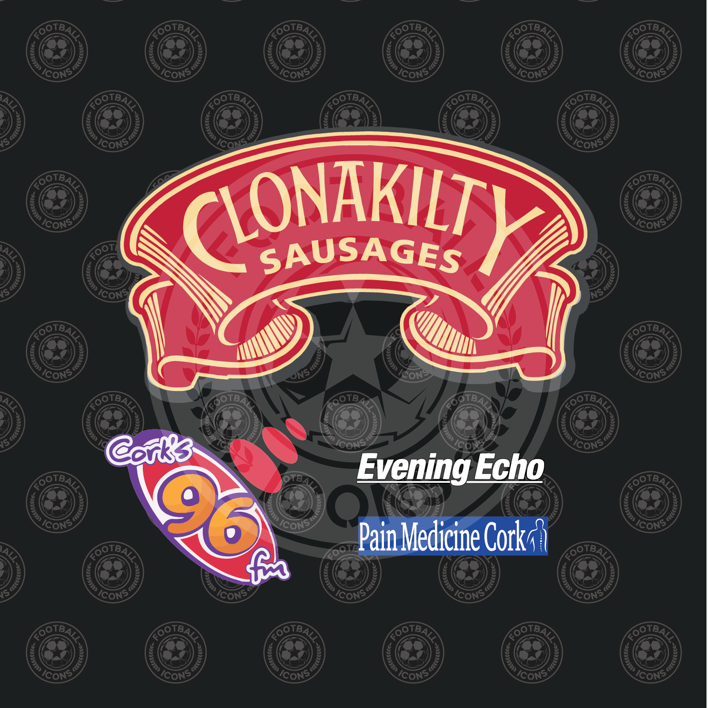 Cork City Sponsor and Sleeve Patch Set