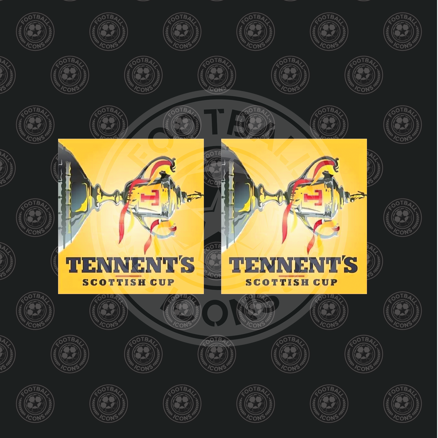 Tennents Scottish Cup Sleeve Patches