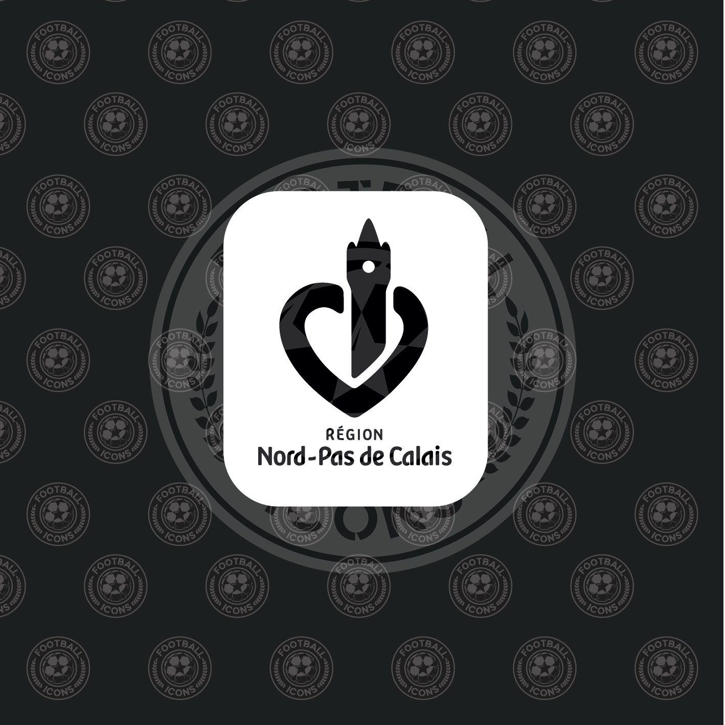 Region Nord Pas De Calais Sleeve Patch for Lille Shirt