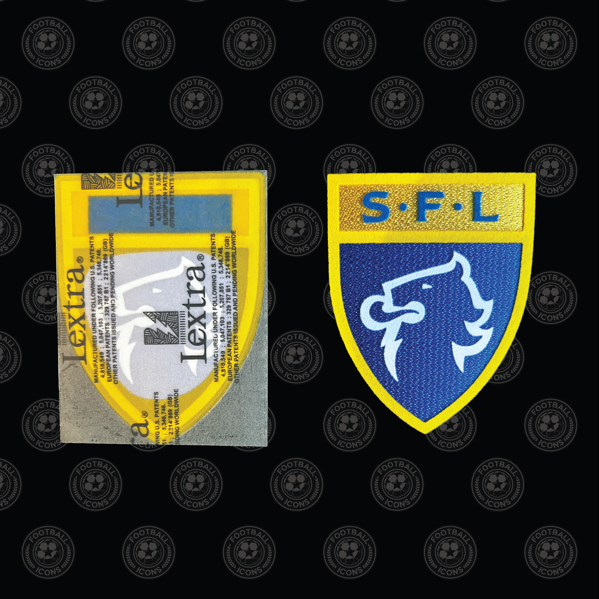 SFL Lextra Sleeve Patches for Scottish Teams 1994-1998