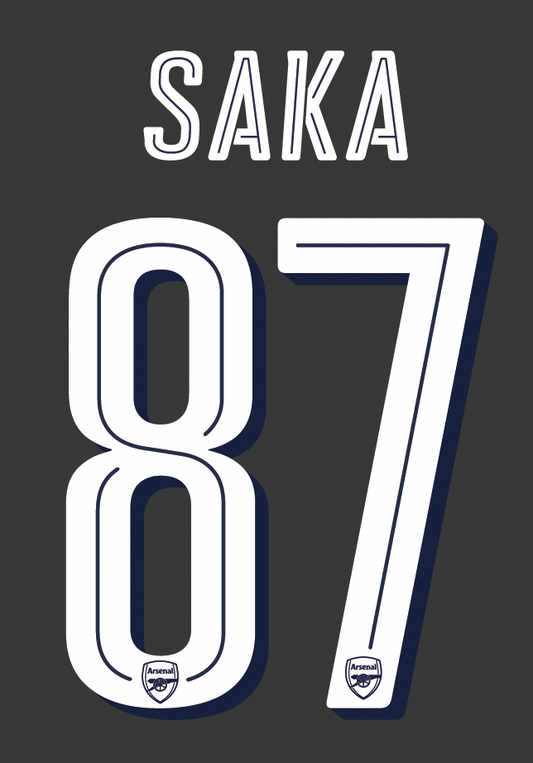 SAKA 87 Nameset - Custom Order