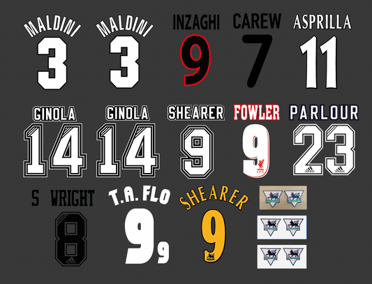 Various Namesets and Patches - Custom Order