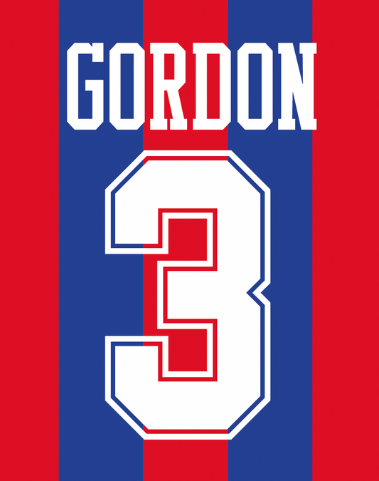 GORDON 3 CPFC Custom Nameset