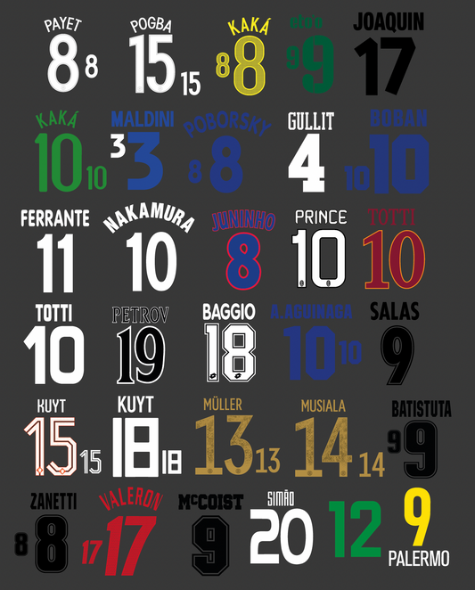 Various Namesets - Custom Order