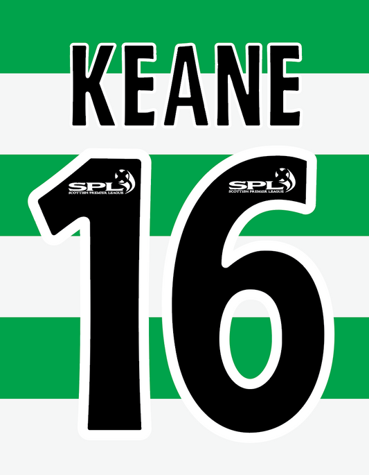 KEANE 16 SPL Nameset - Custom Order