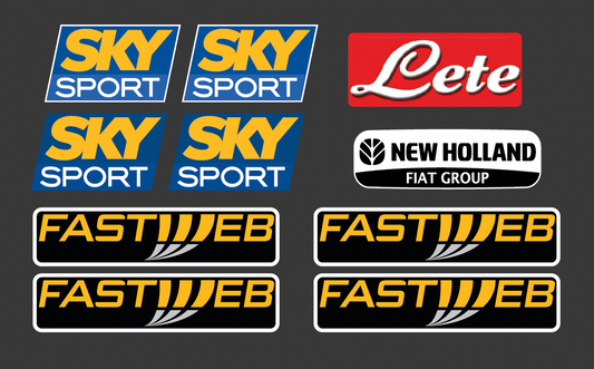 Juventus and Napoli Sponsors - Custom Order