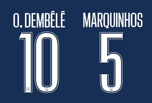 PSG Namesets - Custom Order