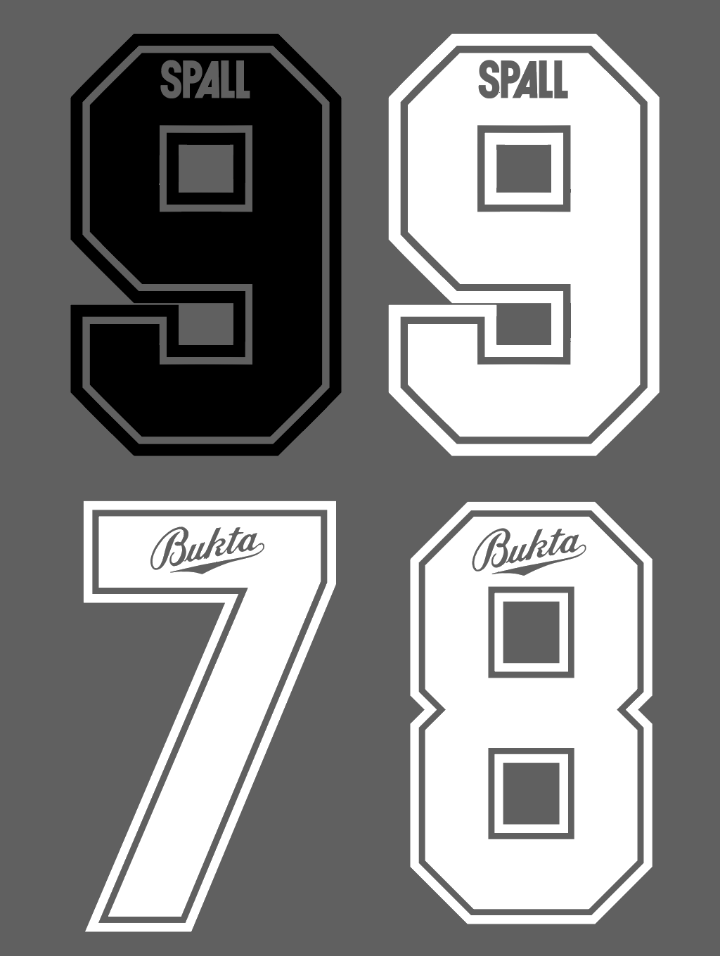 Custom Order - Bukta/SPALL Numbers