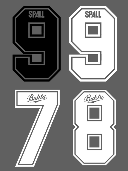 Custom Order - Bukta/SPALL Numbers