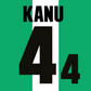 Nigeria Name Set for 1996-97 Home Shirt ANY NAME/NUMBER