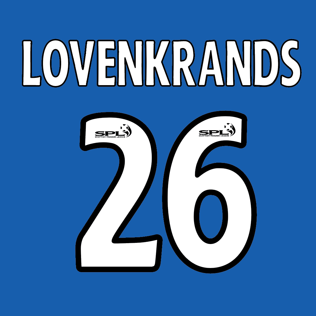SPL Set 2007-10 Nameset White ANY NAME/NUMBER