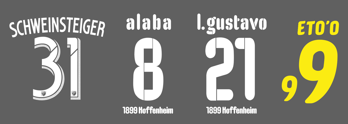 Various Namesets - Custom Order