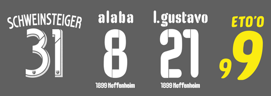 Various Namesets - Custom Order