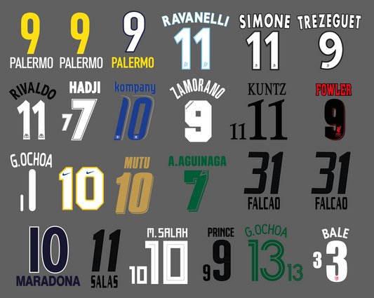 Various Namesets - Custom Order
