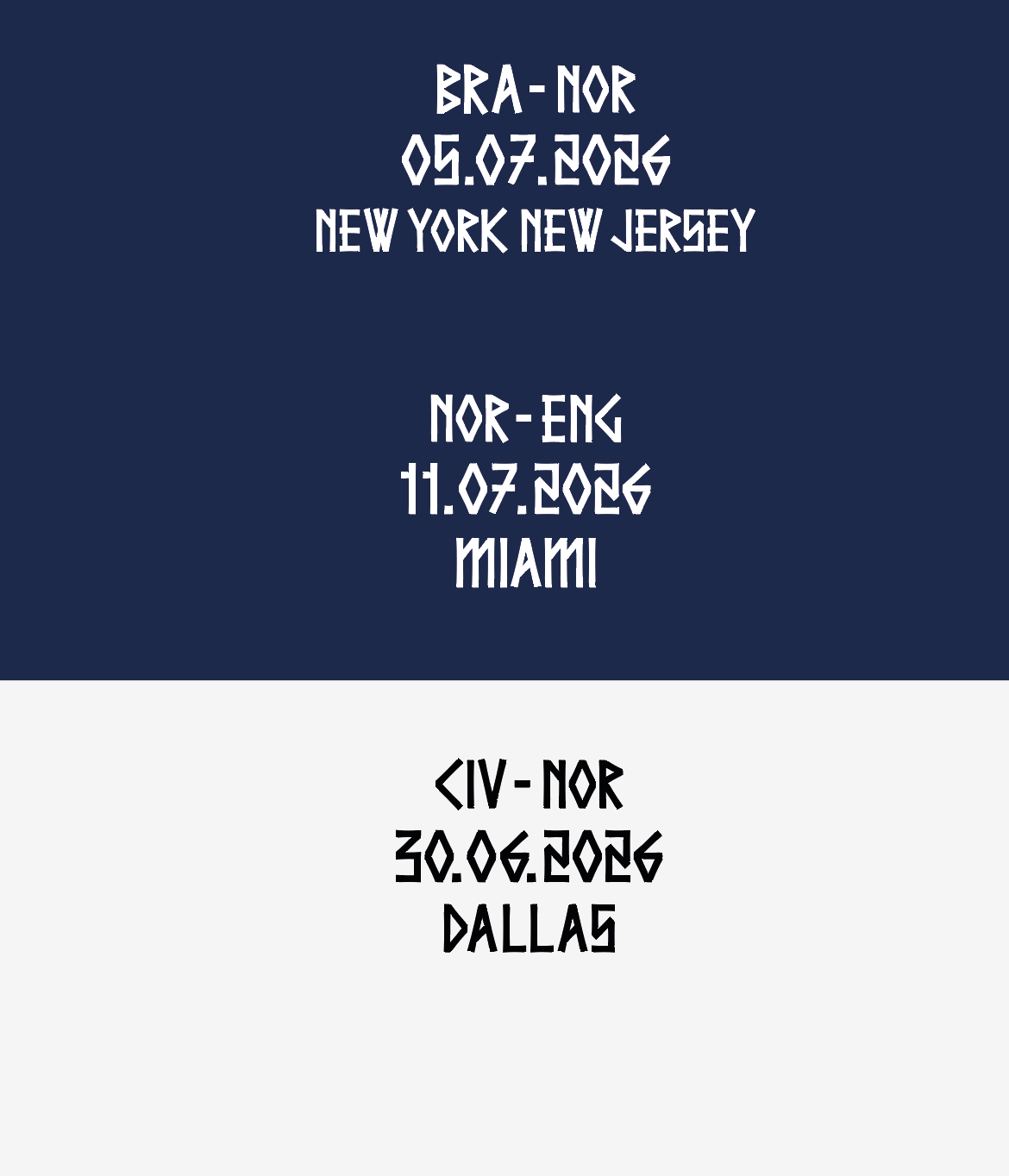 Norway World Cup 2026 Match Details