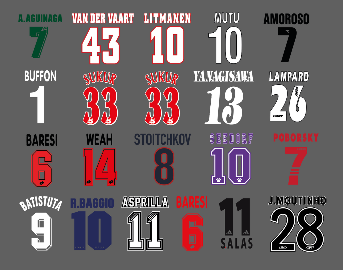 Various Namesets - Custom Order