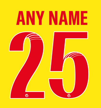 WSL Nameset 2025-2027 ANY NAME/NUMBER Womens Super League