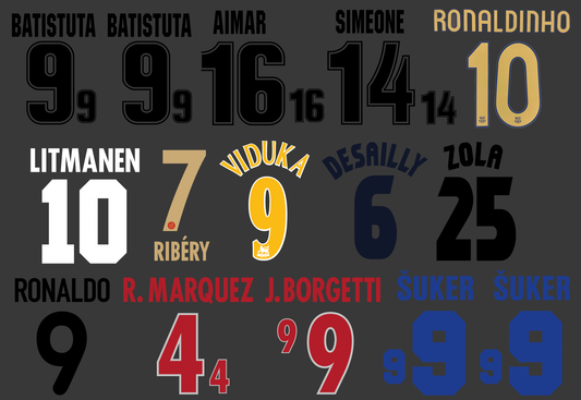 Various Namesets - Custom Order